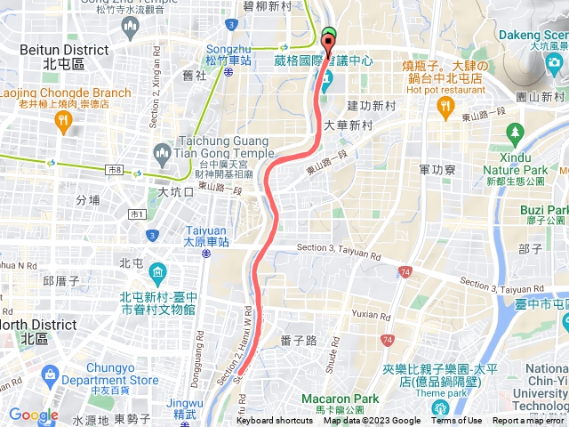 旱溪河堤路跑