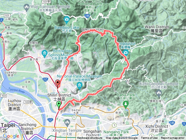 劍潭站到芝山站