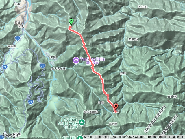 郡大山三角點沿稜線到觀高山屋預覽圖