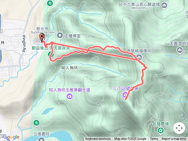 老鼠崎上三汀山