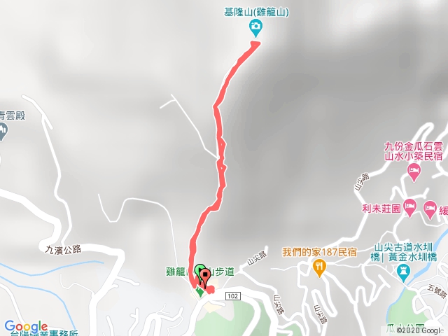 隔頂停車場-基隆山-原路折返 20180419