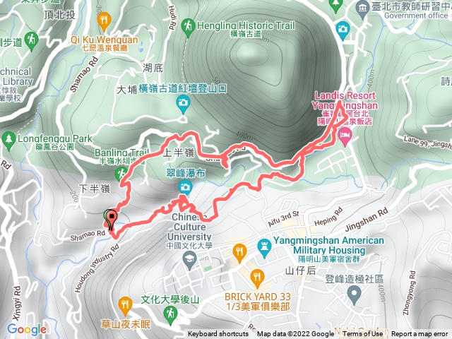 翠峰瀑布，半嶺吊橋