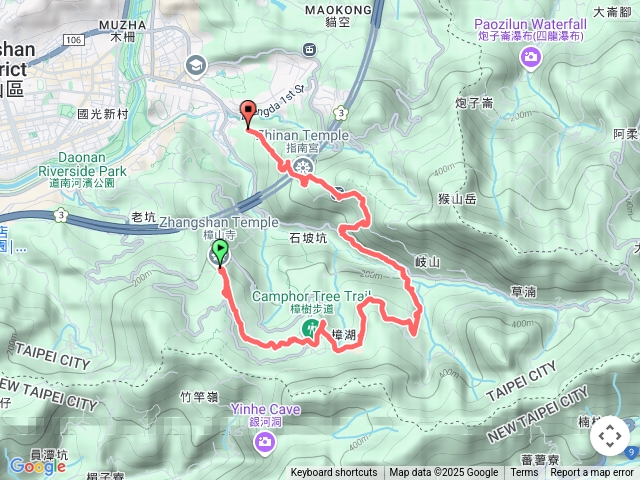 【任務一】2025臺北大縱走第七段：世界山莊至飛龍步道政大後山202502281315