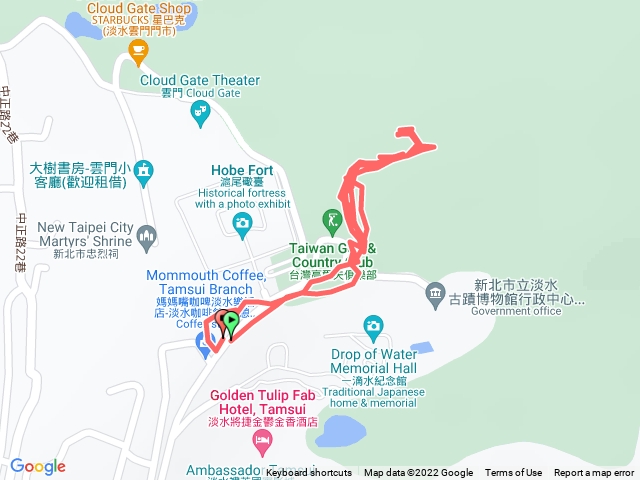 🔺新北/淡水/舊砲台，H45m (三等三角點 | 第1083號)