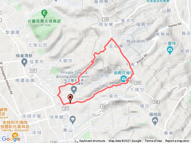 員林桐花秘境→小嶺頂O行
