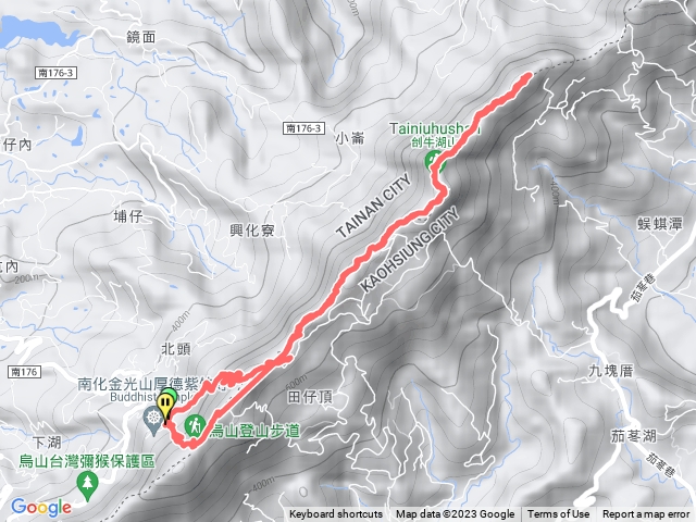 台南南化烏山縱走（紫竹寺-烏山）