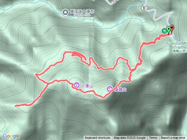 20250911 橫嶺山 橫沙笛縱走