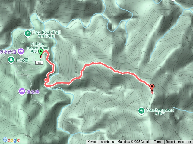 守城有勝過五關(D1：惠蓀林場－有勝山前營地)