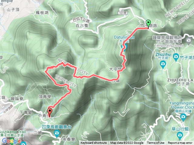 陽明山西段縱走