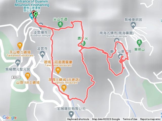 觀音山小北插殷仔間雲彩先