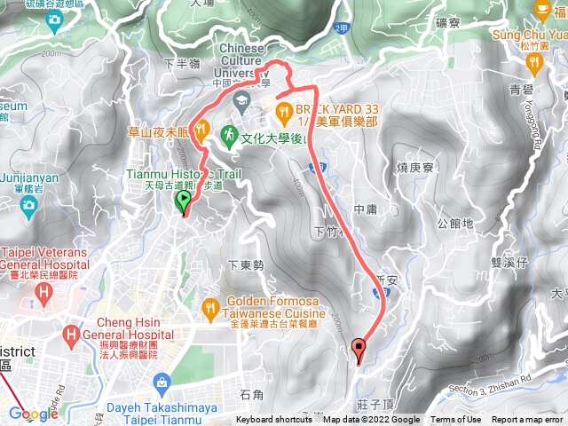 天母水管路步道