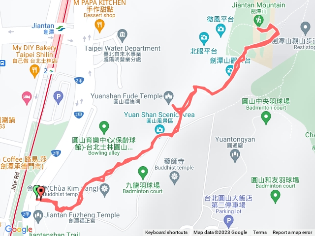 小百岳集起來劍潭山親山步道20231010214236