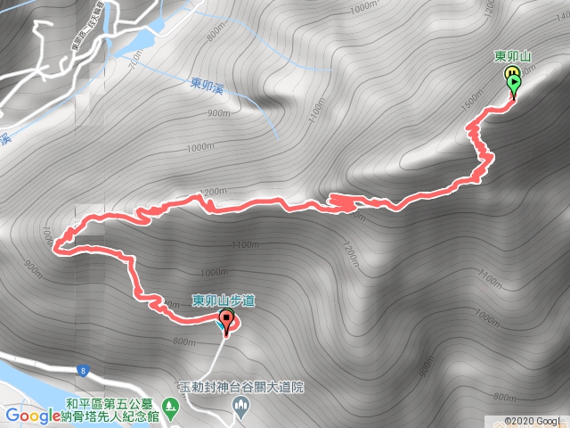 谷關七雄 東卯山