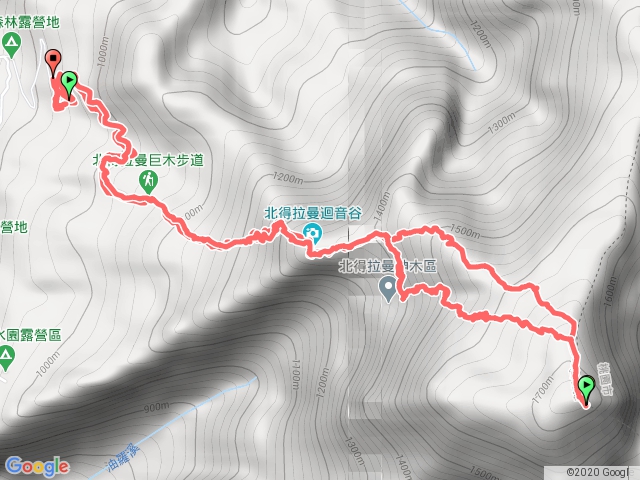 北得拉曼山-內鳥嘴山