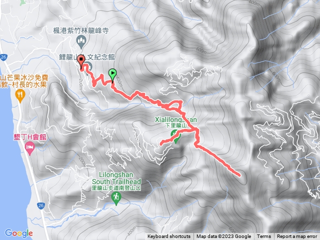2023-10-16南登山口上里龍山、下里龍山、下里龍山前山原路返回