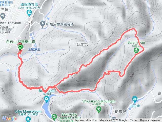 打鐵寮古道~白石山～石厝坑山