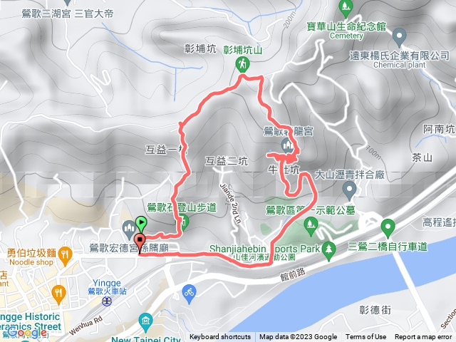 鶯歌石步道繞一圈