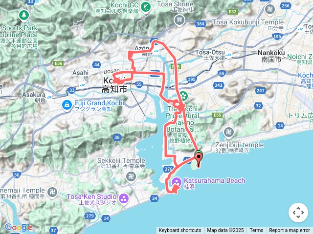 2025.05.14郵輪之旅高知岸上觀光行程路線