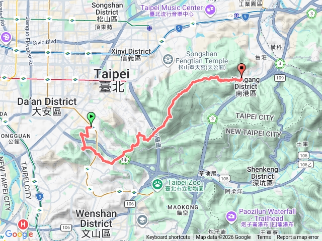 2026臺北大縱走臺北大縱走第六段：中華科技大學至捷運麟光站202603281124預覽圖