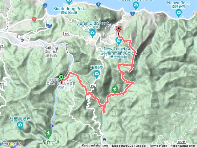 20211030猴硐金字碑古道燦光寮古道串走燦光寮半平茶壺三山