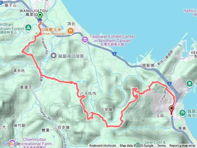 20251210萬里加投山-芎蕉坪古道-北八斗山東南峰-北八斗山-夏綠蒂山-神主嶺-陳明故居
