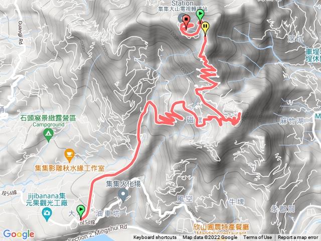 小百岳集起來集集大山、車埕步道20220130