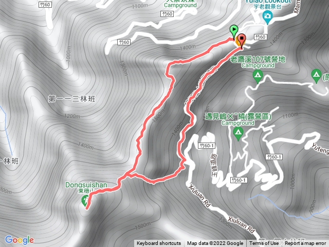 魯壁山東穗山O型縱走