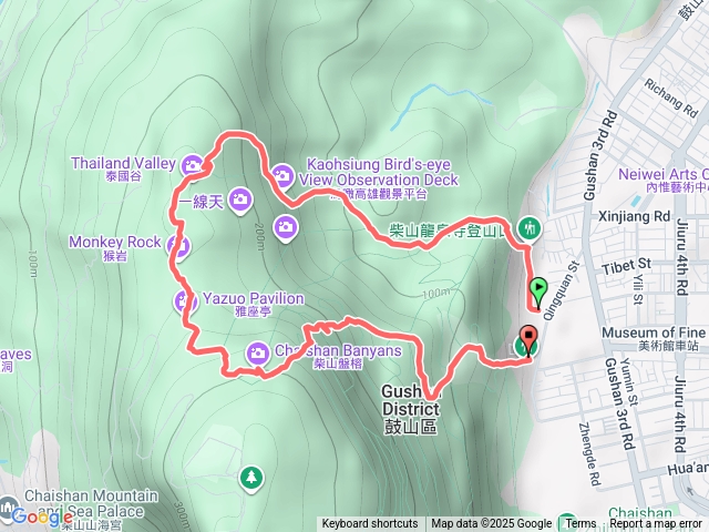 龍泉寺小坪亭雅座盤榕四顆榕北壽山步道口