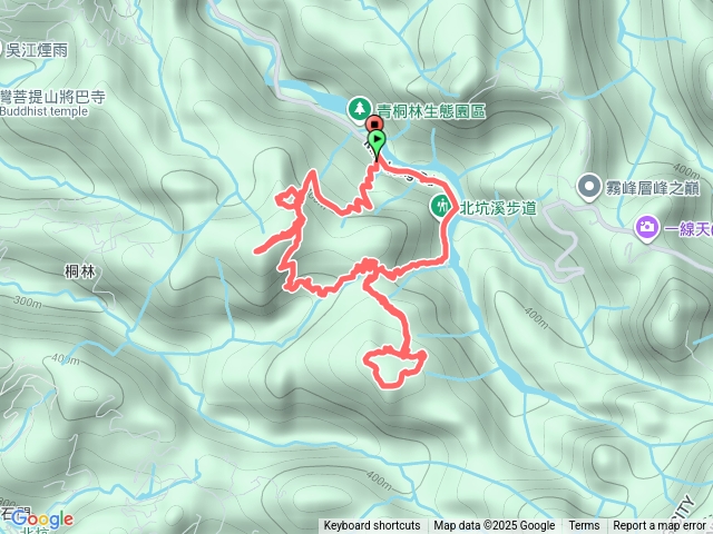 青桐林生態產業園區步道群O繞（奥山步道、樟樹林步道、北坑溪步道、桐林花廊步道）預覽圖