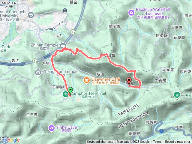 貓空-指南宮-猴山岳-草湳