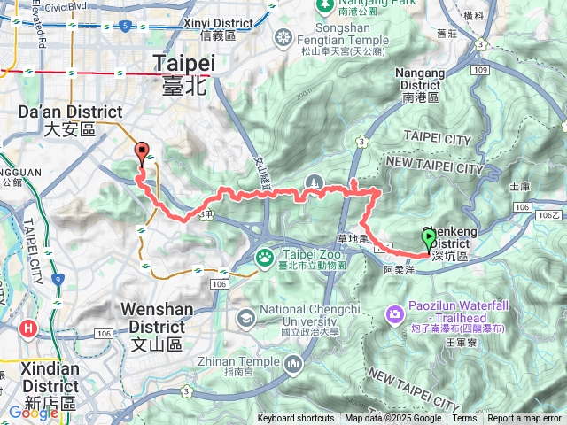 淡蘭南路_大坑外股古道_土地公嶺古道_ 中埔山步道_富陽公園預覽圖