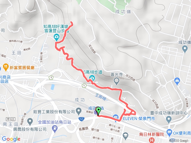 知高圳步道 學田山