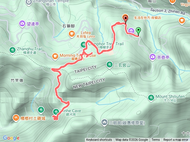 貓空越嶺進出預覽圖
