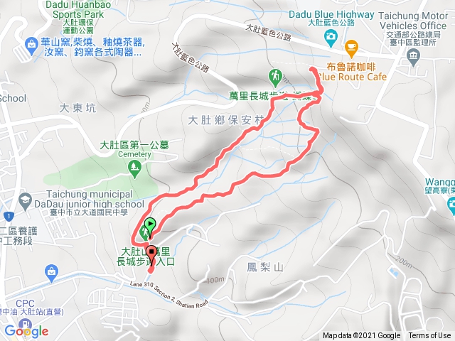 萬里長城右邊難度提升路線