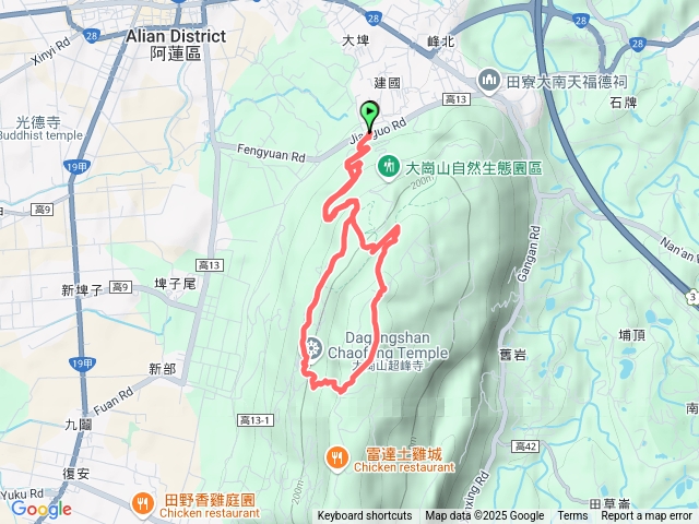 大崗山晨運