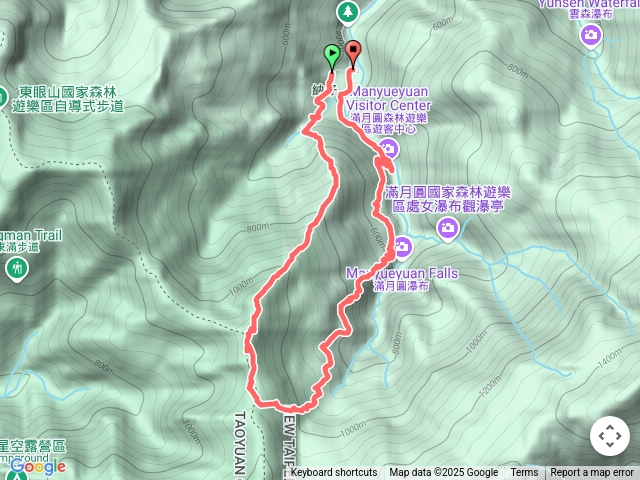 滿月圓.啦卡山行程