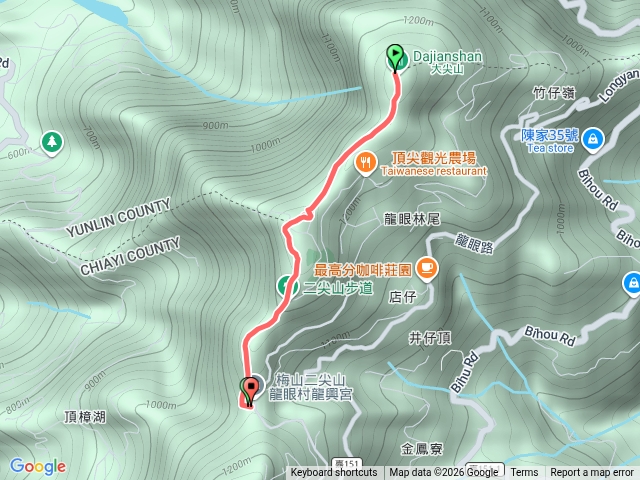 20260321雲嘉大尖二尖步道預覽圖