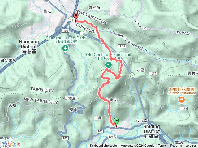 深坑僑新新村一土庫岳古道-更寮古道-舊莊二立站預覽圖