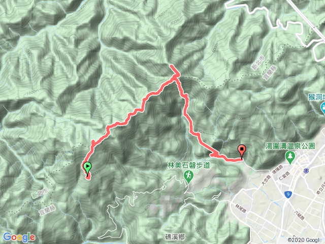 1080822烘聖縱走上三角崙山出五峰旗