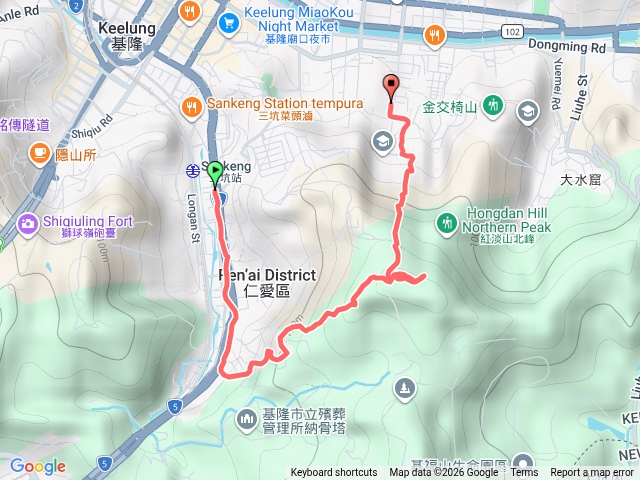 紅淡山（寶明寺進出劉銘傳路）預覽圖