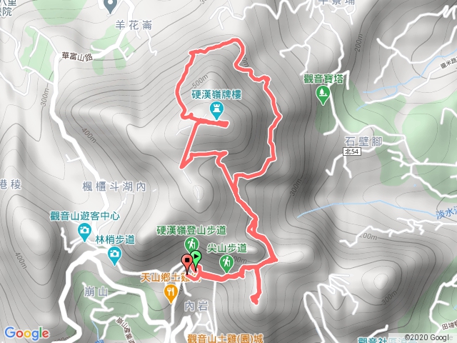 觀音山北橫1到5+硬漢嶺