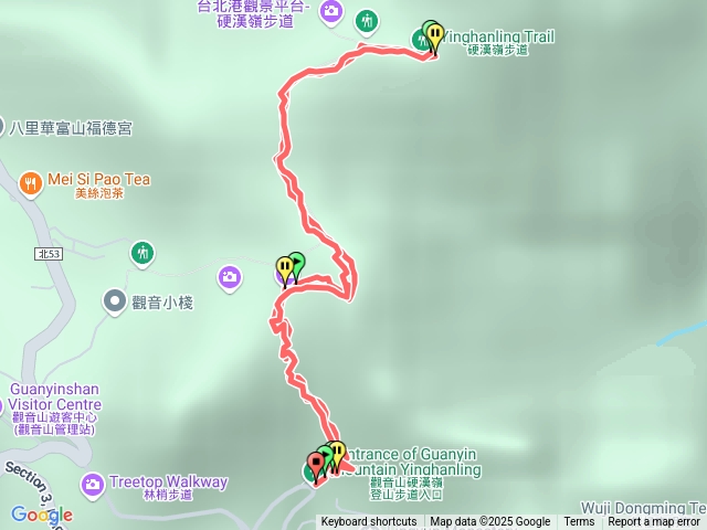 硬漢嶺觀音山步道