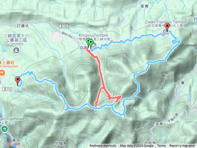 2024 12 01白雞山往紫微天后宮保甲路