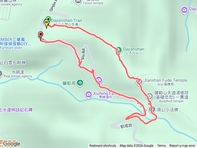 大尖山+秀峰瀑布步道