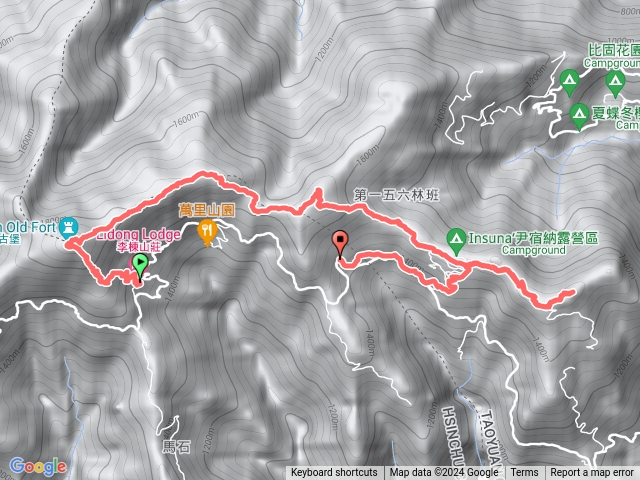 小百岳李棟山.泰平山.馬望僧侶山O型預覽圖