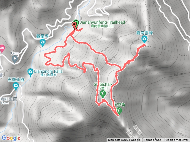 嘉南雲好望角石壁山