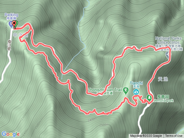2020/12/27中之關步道