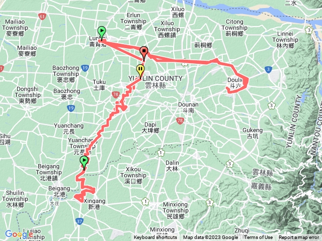 雲林路權2G路線