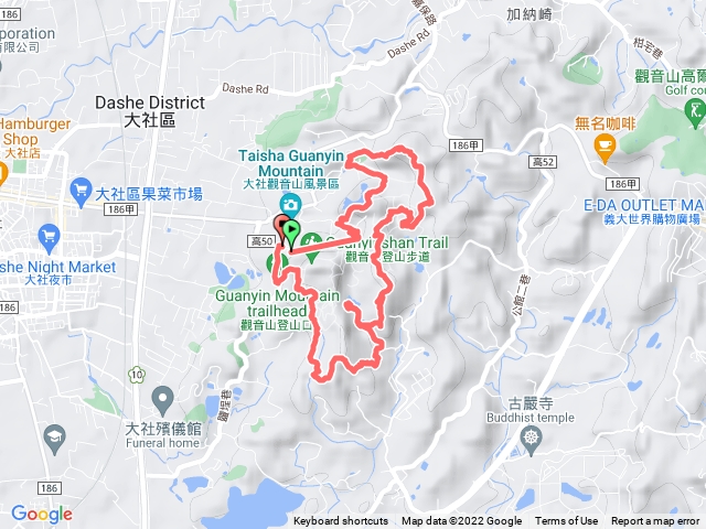 觀音山13連峰O型縱走