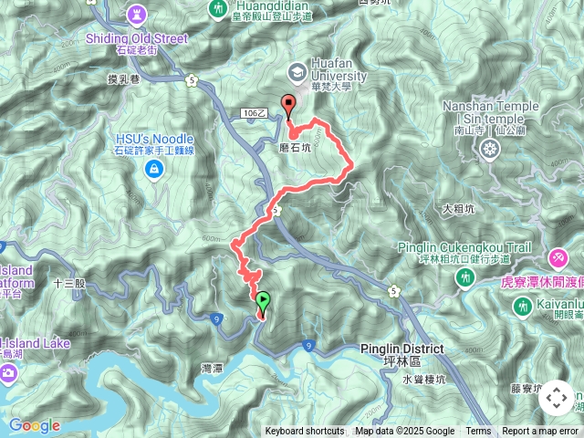 20250411坪林-粗窟路站-獵狸尖-樹梅嶺下630峰-石碇大崙-石碇華梵大學坑頭站